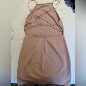 Light Pink Bodycon Mini Dress
